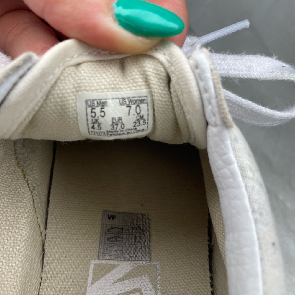 Vans White floral Sneakers - Picture 6 of 8